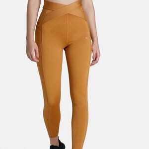 Puma Women's High-Waist Leggings in Caramel Amber